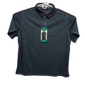 Mens Polo Shirt XL Blue Kirkland Signature Performance Pull Over X-Large